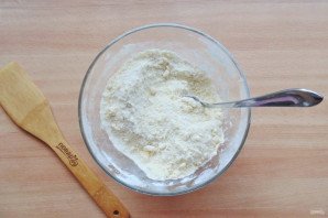 Насыпной пирог с ягодами