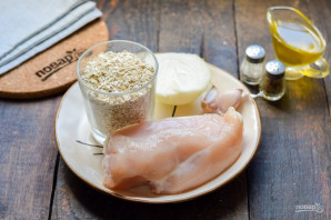 Овсяная каша с курицей Овсяная каша с курицей