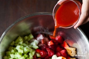 Клубничный гаспачо Клубничный гаспачо