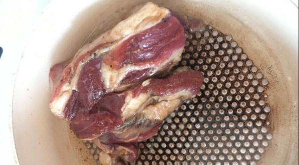 Баранина с грибами и шафрановым соусом, пошаговый рецепт с фото