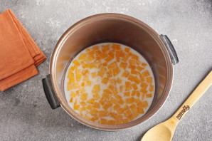 Овсяная каша с тыквой в мультиварке Овсяная каша с тыквой в мультиварке