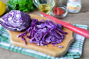 Борщ из красной капусты Борщ из красной капусты