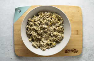 Котлеты из нута с грибами