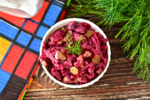 Салат со свеклой "Королевский" Салат со свеклой "Королевский"