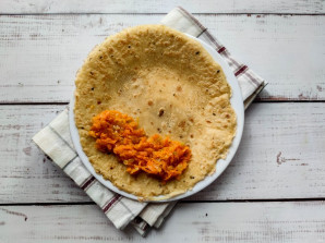 Блинчики с морковной начинкой Блинчики с морковной начинкой