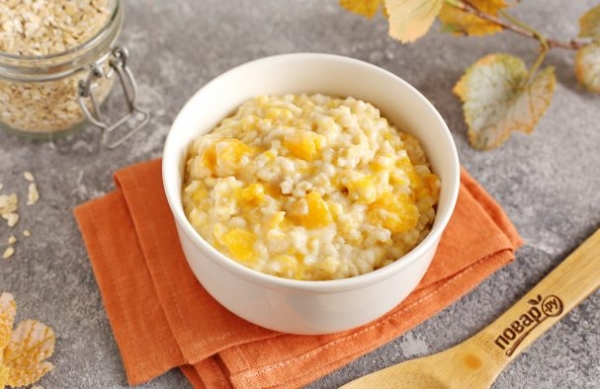 Овсяная каша с тыквой в мультиварке Овсяная каша с тыквой в мультиварке