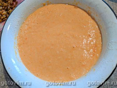 Тыквенная бабка с изюмом и лимоном Тыквенная бабка с изюмом и лимоном