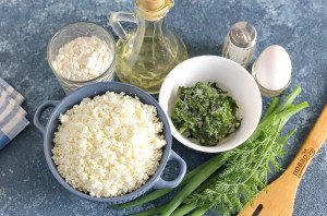 Сырники со шпинатом Сырники со шпинатом