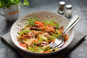 Салат "Азиатский" с говядиной Салат "Азиатский" с говядиной