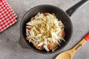 Чахохбили из курицы с болгарским перцем