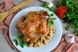 Курица "40 зубчиков чеснока" Курица "40 зубчиков чеснока"