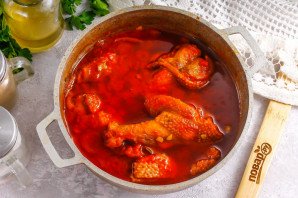 Утка в томатном соусе Утка в томатном соусе