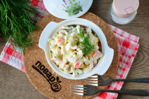 Салат "Остренькие крабы"