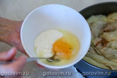 Пирог из голубцов с пшеничной кашей, грибами и овощами Пирог из голубцов с пшеничной кашей, грибами и овощами