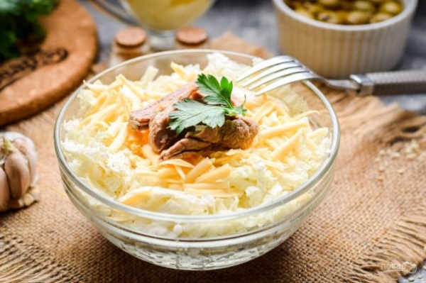 Салат "Телячьи нежности" Салат "Телячьи нежности"