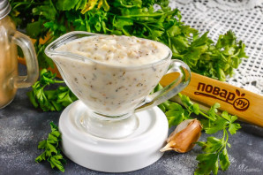 Сливочный соус с базиликом