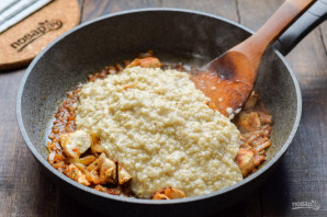 Овсяная каша с курицей Овсяная каша с курицей