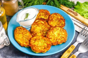 Кабачковые котлеты с манкой Кабачковые котлеты с манкой