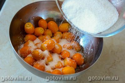 Варенье из кумквата целиком