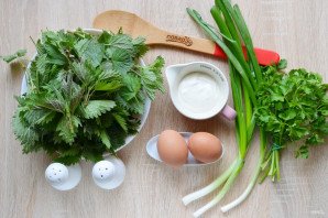 Салат из крапивы