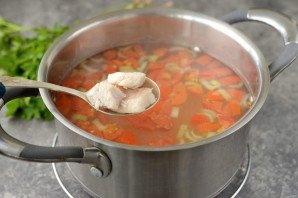 Суп из речных окуней