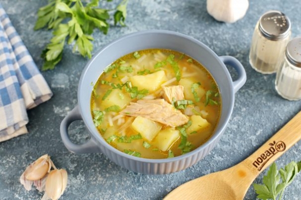 Суп из кролика в мультиварке Суп из кролика в мультиварке