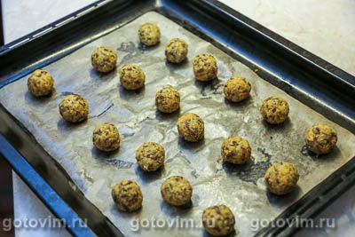 Овощные фрикадельки из нута с грибами