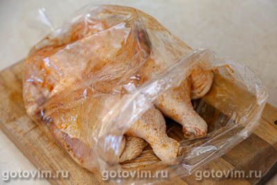 Курица в двойном маринаде, запеченная духовке Курица в двойном маринаде, запеченная духовке