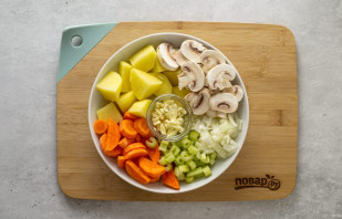 Овощное рагу без масла