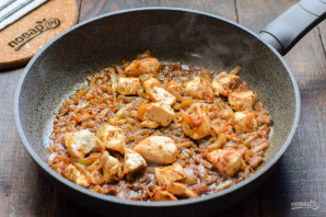 Овсяная каша с курицей Овсяная каша с курицей