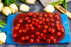 Вишневое компоте для торта