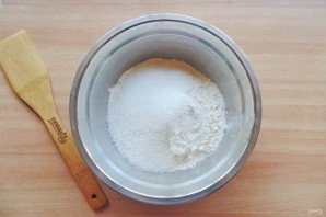 Насыпной пирог с ягодами