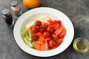 Пеленгас с овощами в духовке Пеленгас с овощами в духовке