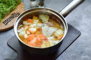 Суп с фасолью и кукурузой