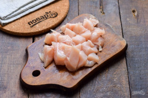 Овсяная каша с курицей Овсяная каша с курицей