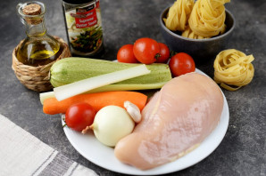 Лапша в устричном соусе