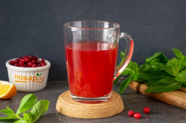 Брусничный чай Брусничный чай