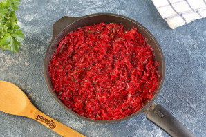 Борщ без капусты с солеными огурцами