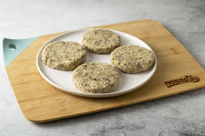 Котлеты из нута с грибами