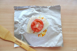 Судак с помидорами в духовке Судак с помидорами в духовке