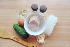 Итальянский салат с фунчозой