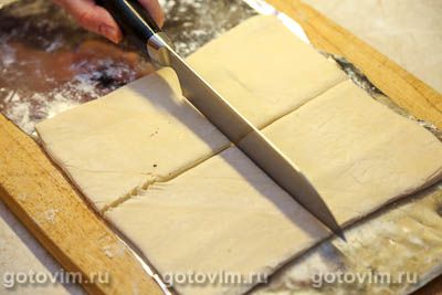 Слойки с шоколадом