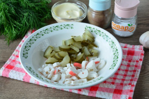 Салат "Остренькие крабы"