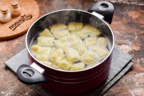 Ньокки с беконом Ньокки с беконом