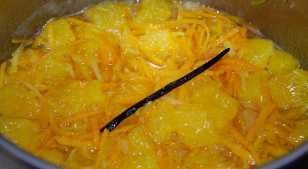 Конфитюр из апельсинов с ромом и ванилью, пошаговый рецепт с фото Конфитюр из апельсинов с ромом и ванилью, пошаговый рецепт с фото