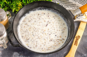 Сливочный соус с базиликом