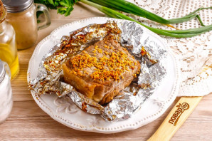 Буженина из говядины в фольге