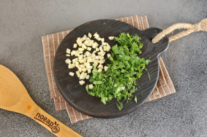 Грибной суп с нутом