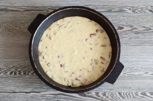 Шарлотка с ревенем