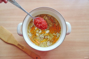 Суп со стеклянной лапшой